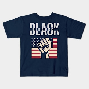 Black History Fist Kids T-Shirt